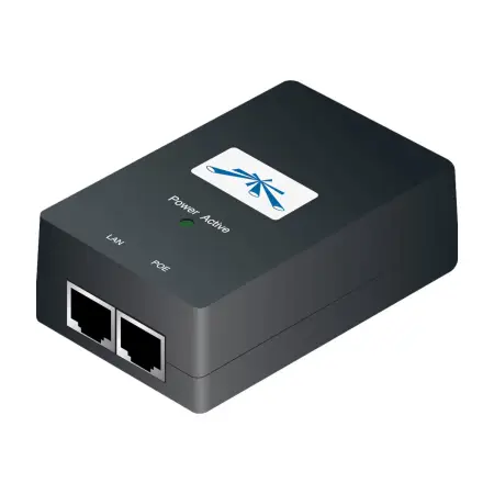 UBIQUITI POE-48-24W PoE-48 Passive PoE Adapter EU, 48V 0.5A, grounding/ESD protection, 24W