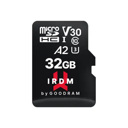 GOODRAM Memory Card IRDM 32GB UHS I U3 A2 + Adapter