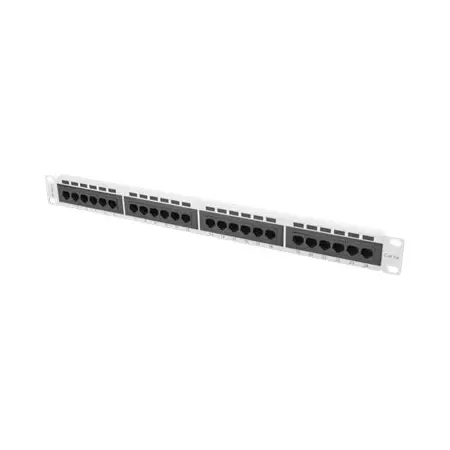 LANBERG PPU5-1024-S Lanberg Patch Panel 24 port 1U, kat. 5e, szara