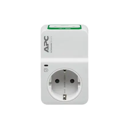 APC PM1WU2-GR APC Essential SurgeArrest 1 Outlet 230V, 2 Port USB Charger