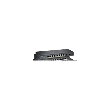 ZYXEL GS1100-10HP-EU0101F Zyxel GS1100-10HP 10-port GbE Unmanaged PoE Switch (8x Gig LAN, 2x SFP) PoE 130W