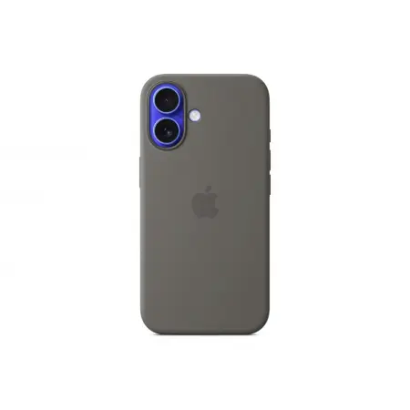 APPLE iPhone 16 Silicone Case with MagSafe - Stone Gray