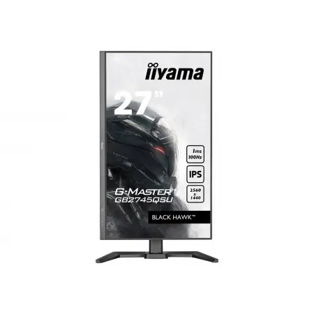 IIYAMA GB2745QSU-B1 G-Master Black Hawk 27inch ETE IPS QHD 100Hz 250cd/m2 1ms HDMI DP USB-HUB 2x3.2 Speakers Black Tuner (P)