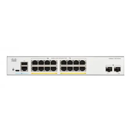 CISCO Catalyst 1300 16-port GE Full PoE 2x1G SFP