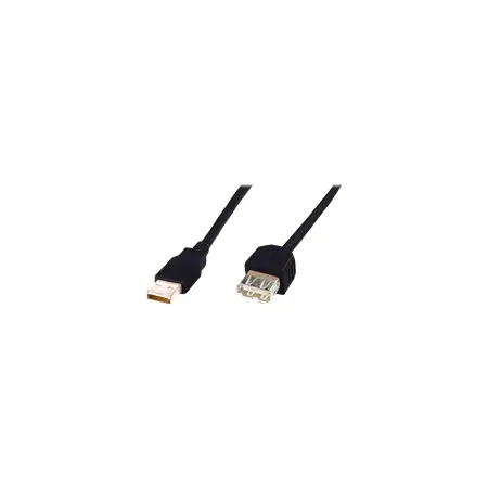 ASM AK-300202-018-S ASSMANN Kabel przedłużający USB 2.0 HighSpeed Typ USB A/USB A M/Ż czarny 1,8m