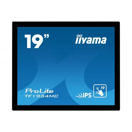 IIYAMA TF1934MC-B7X A 19inch Touchpanel 1280x1024 IPS 350cd  10touch points CA VGA HDMIx1 DPx1 open frame black