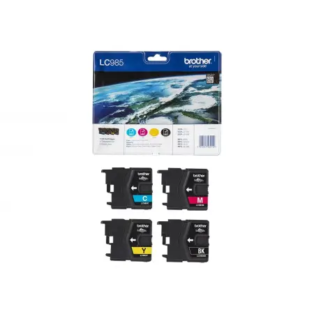 BROTHER LC985VALBP Zestaw Brother LC985 CMYK Blister Pack 300str DCP-J125 / J315W / J515W