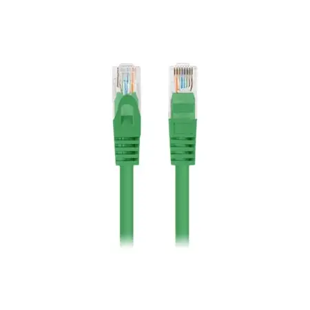 LANBERG Patchcord Cat.6 UTP 0.5m green 10-pack