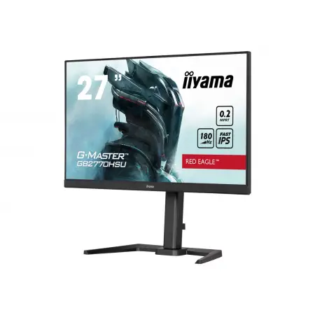 IIYAMA GB2770HSU-B6 G-Master Red Eagle 27inch Fast IPS FHD FreeSync Premium 180Hz 300cd/m2 0.2ms HDMI DP 4xUSB Black Speakers (P)