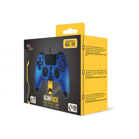 STEELPLAY Slim Pack Wired Controller Sapphire Blue Multi