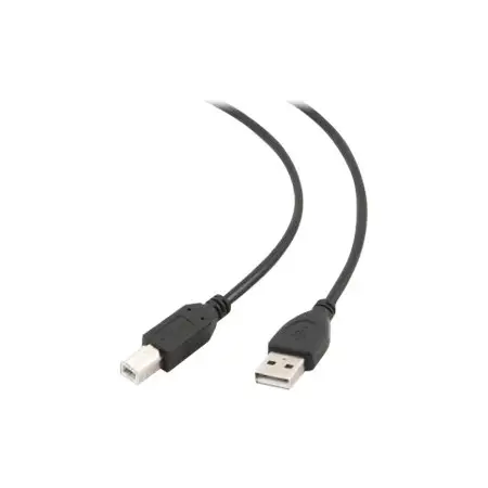 GEMBIRD CCP-USB2-AMBM-15 Gembird AM-BM kabel USB 2.0 4.5M czarny Niklowane końce
