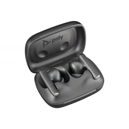 HP Poly Voyager Free 60 UC Carbon Black Earbuds +BT700 USB-A Adapter +Basic Charge Case