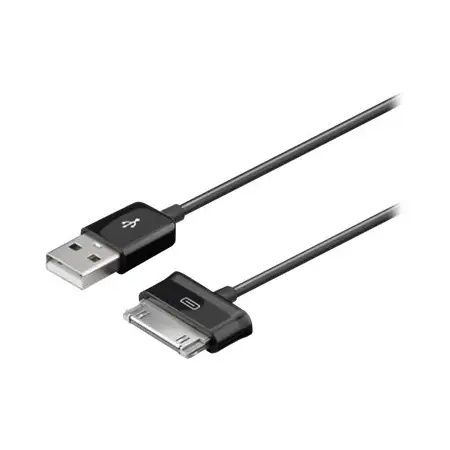 TECHLY 305113 Techly Kabel USB 2.0 do Samsunga Galaxy Tab, czarny, 1,2m