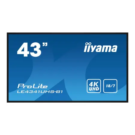 IIYAMA LE4341UHS-B1 Monitor 43cale 4K IPS praca 18/7