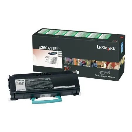 LEXMARK E260A11E Toner Lexmark black zwrotny 3500 str. E26x/36x/460