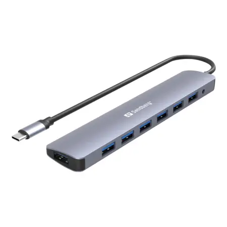 SANDBERG USB-C to 7 x USB 3.0 Hub