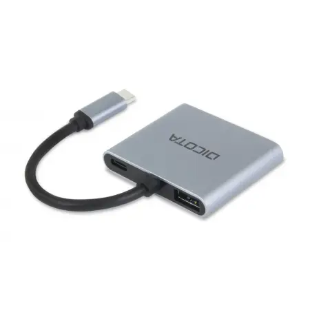 DICOTA USB-C Portable 4-in-1 Docking Station 4K HDMI PD 100W