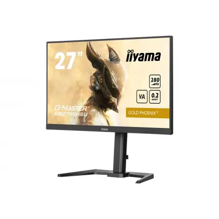 IIYAMA GB2795HSU-B1 G-Master Gold Phoenix 27inch Fast VA FHD 280Hz 300cd/m2 0.2ms HDMI DP 4xUSB 3.2 Speakers Black Tuner 15cm Adj.