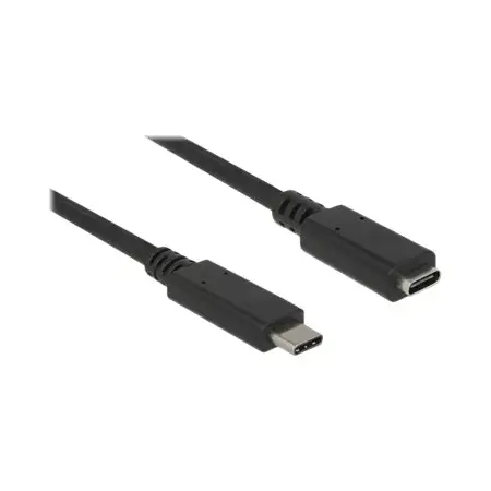 DELOCK 85533 Delock przedłużacz USB Typ-C AM-AF 1,0m, czarny