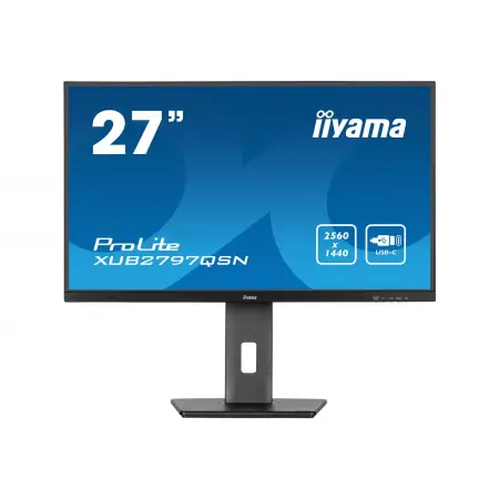 IIYAMA XUB2797QSN-B1 27inch IPS 2560x1440 250cd/m2 1ms HDMI DP USB (P)