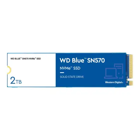 WD Blue SSD SN570 NVMe 2TB M.2 2280 PCIe Gen3 8Gb/s internal single-packed