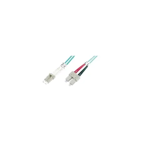 DIGITUS Fiber Optic Patch Cord LC to SC Multimode 50/125 m Duplex Length 10m Class OM3