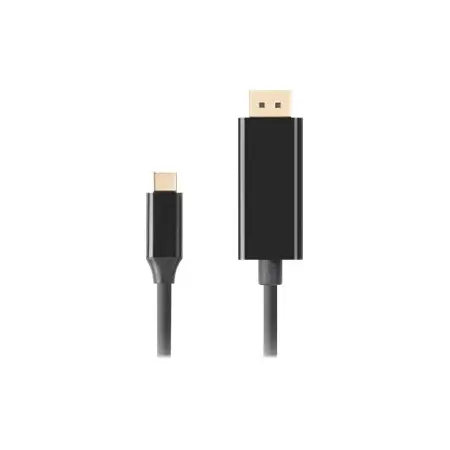 LANBERG Kabel USB-C M ->DisplayPort M 1m 4K 60Hz czarny