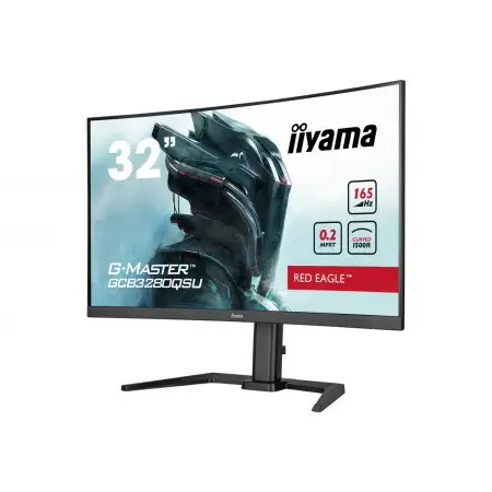 IIYAMA GCB3280QSU-B1 G-Master Red Eagle 32inch ETE VA-panel Curved 1500R 2560x1440 FreeSync 144Hz 350cd/m2 (P)