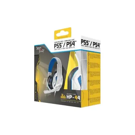 STEELPLAY Wired Headset HP44 White/Blue PS5