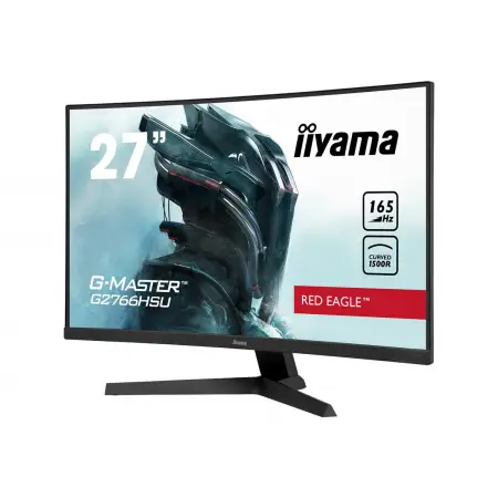 IIYAMA G2766HSU-B1 27inch ETE VA FHD Curved Gaming 1500R 16:9 3000:1 250cd/m2 1ms 2xHDMI (P)