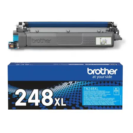 BROTHER TN248XLC Cyan Toner Cartridge ISO Yield 2300 pages