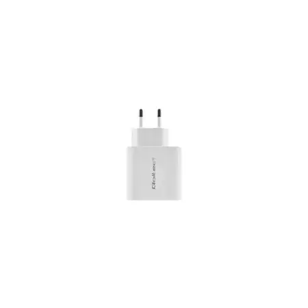 QOLTEC 51718 Charger 45W 5-20V 2.4-3A USB type C PD USB White
