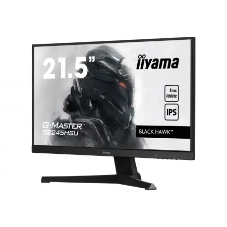 IIYAMA G2245HSU-B1 G-Master Black Hawk 21.5inch ETE IPS FHD 100Hz 250cd/m2 1ms HDMI DP USB-HUB 2x2.0 Speakers Black Tuner (P)