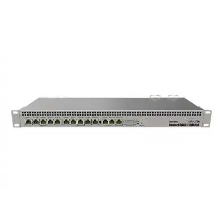 MIKROTIK RB1100AHx4 Dude Edition Router 13x RJ45 1000Mb/s 1x microSD 2x SATA 2x M.2 60GB drive included