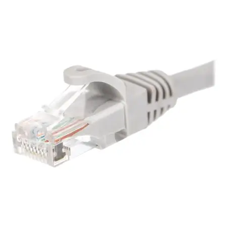 NETRACK BZPAT3U5E Netrack patchcord RJ45, osłonka zalewana, kat. 5e UTP, 3m szary