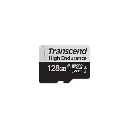 TRANSCEND TS128GUSD350V Transcend 128GB microSD with adapter U1, High Endurance