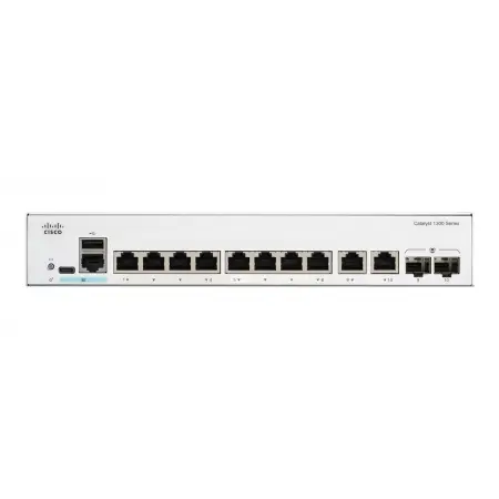 CISCO Catalyst 1300 8-port GE Ext PS 2x1G Combo