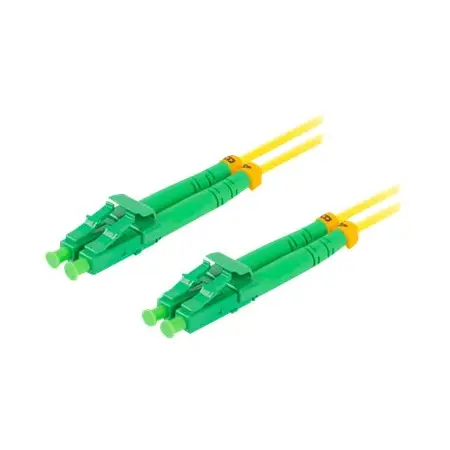 LANBERG fiber optic patchcord SM LC/APC-LC/APC duplex 5m LSZH g657a1 3.0mm yellow