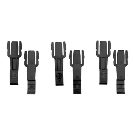 REALWEAR 3M TA500 Hard Hat Clips 3 Pairs HMT-1 Navigator 500 Series