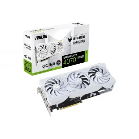 ASUS TUF Gaming GeForce RTX 4070 Ti SUPER 16GB GDDR6X White OC Edition