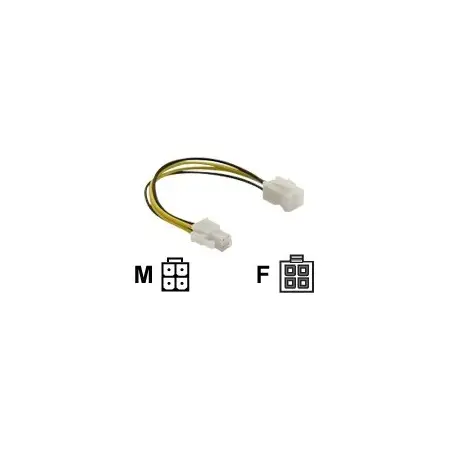 DELOCK 82428 Delock kabel P4 zasilający CPU M/F, 15cm