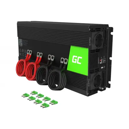 GREEN CELL Car Power Inverter 24V to 230V 3000W/6000W Mod Sine