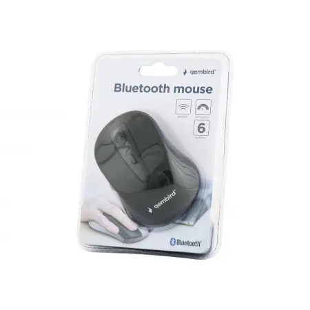 GEMBIRD MUSWB2 Mysz optyczna Bluetooth 1600 DPI czarna