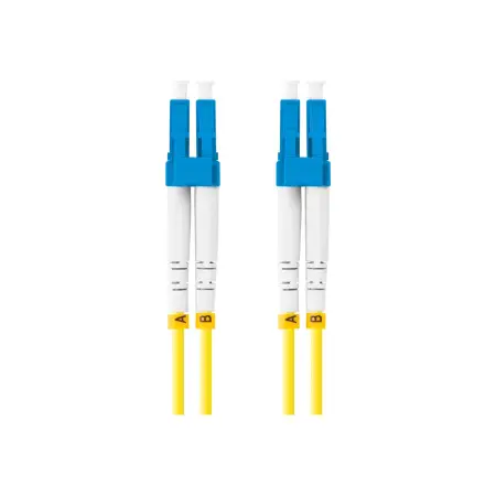 LANBERG fiber optic patchcord SM LC/UPC-LC/UPC duplex 3m LSZH g657a1 3.0mm yellow
