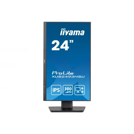 IIYAMA XUB2493HSU-B6 24inch ETE IPS-panel FHD 100Hz 250cd/m2 1ms MPRT FreeSync Speakers 15cm Height Adj. Stand Pivot (P)