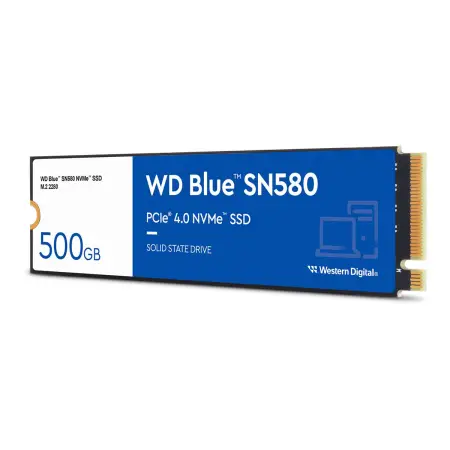 WD Blue SN580 NVMe SSD 500GB M.2 PCIe Gen4