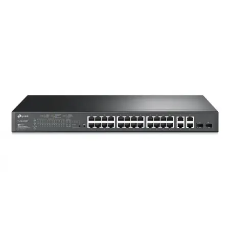 TP-LINK Omada 24-Port 10/100 Mbps + 4-Port Gigabit Smart Switch with 24-Port PoE+