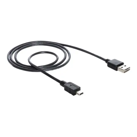 DELOCK 83362 Delock kabel USB mini AM-MBM5P Easy-USB 2.0, 1m, czarny
