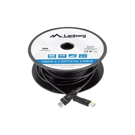 LANBERG kabel HDMI v2.1 8K M/M 20m optyczny AOC