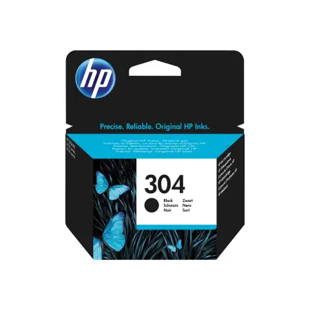 HP 304 Ink Cartridge Black Standard Capacity 120 pages 1-pack